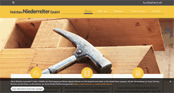 Desktop Screenshot of holzbau-niederreiter.at
